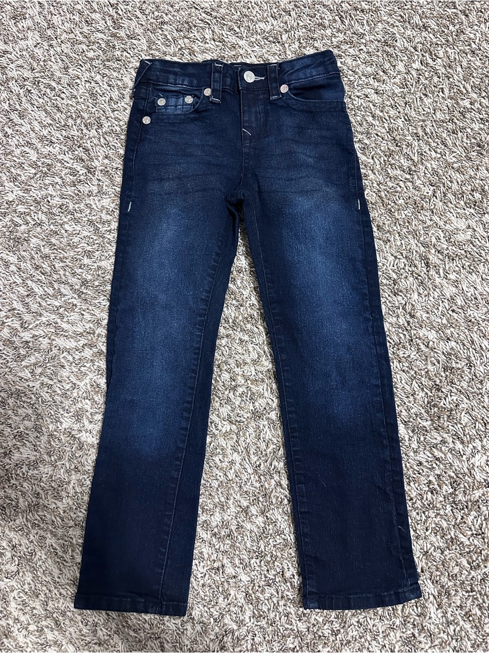 True Religion Kids Dark Blue Straight Jeans